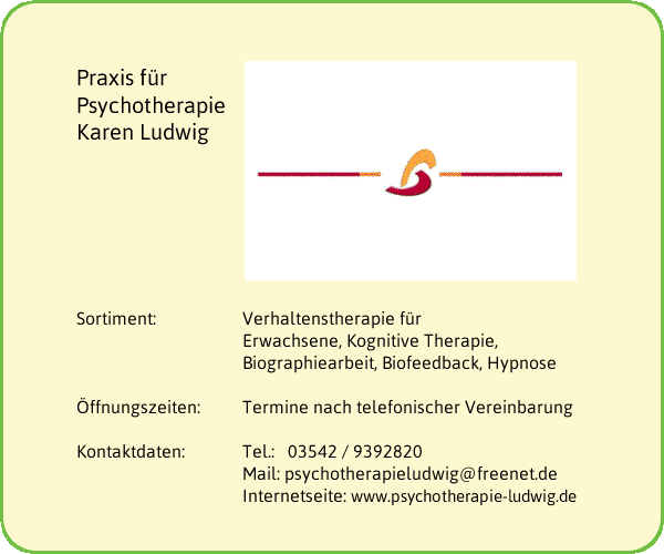 PsychotherapieKarenLudwigFlyer